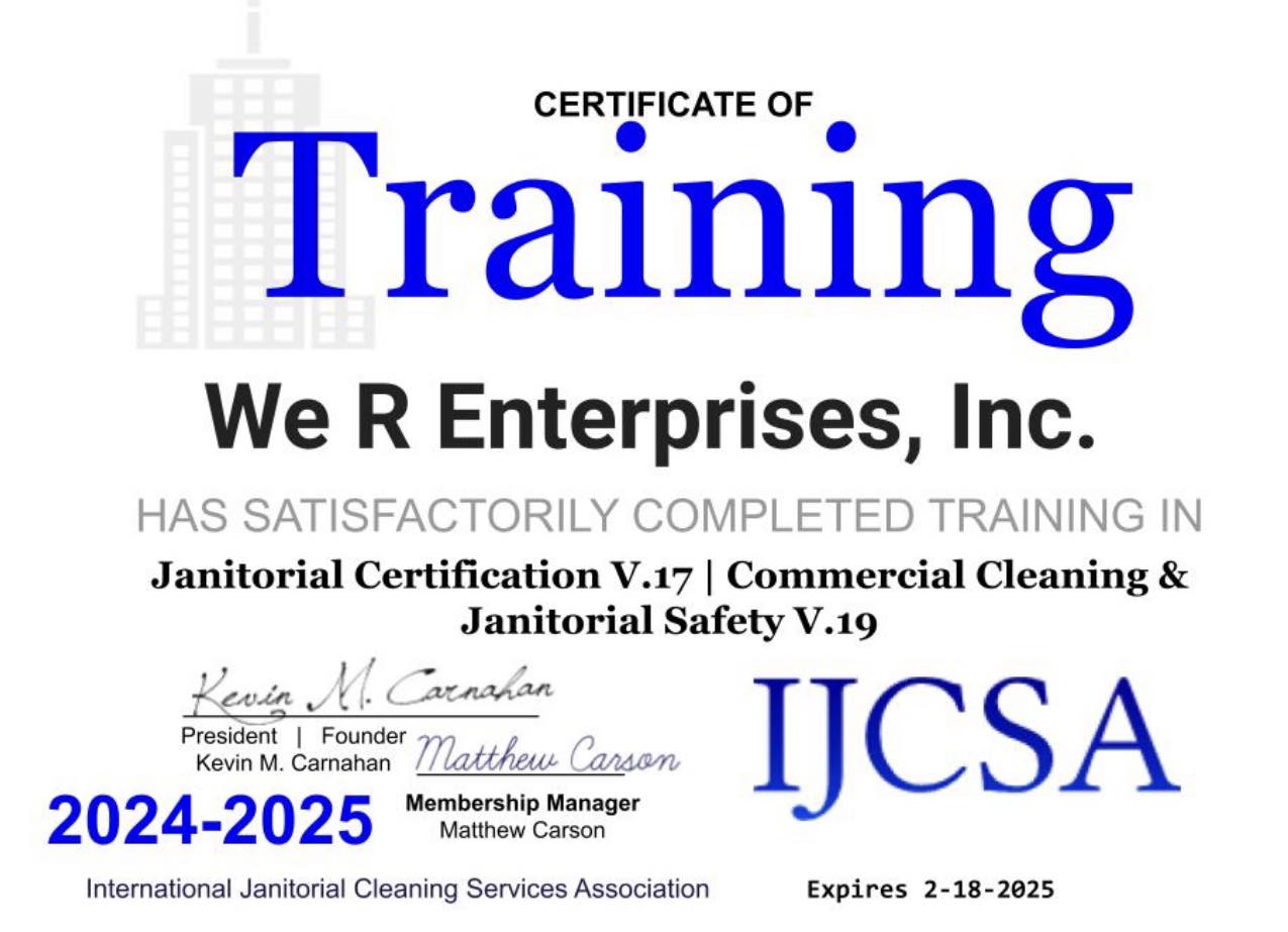 Commercial Cleaning & Janitorial Safety